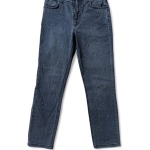 Joie Black Studded Boot Cut Jeans